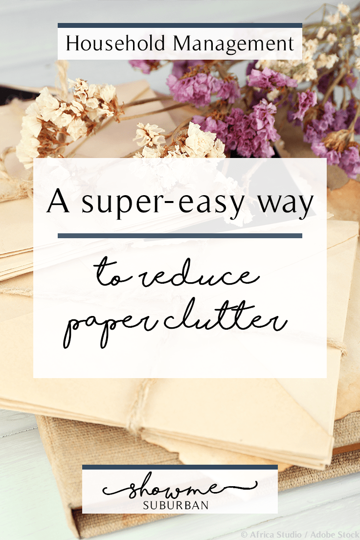 ShowMe Suburban | A Super Easy Way to Reduce Paper Clutter